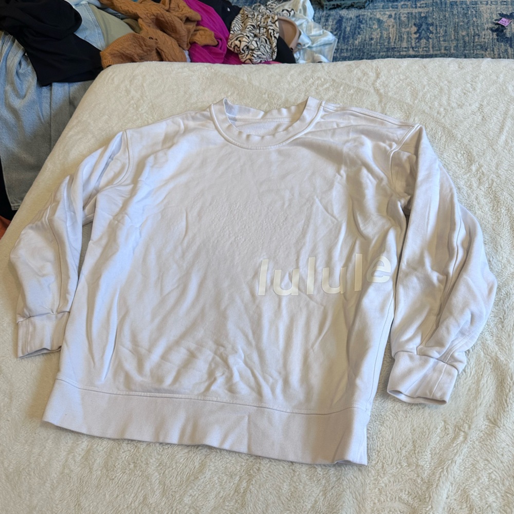 Lululemon logo crew neck oversized